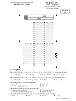 Đề kiểm tra 45 phút Đại số 10 chương 1 trường THPT Tự Lập – Hà Nội