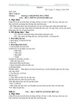 Giáo án tin học tuần 1  năm học 2018 2019 