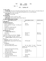 Giáo án lớp 1 năm học 2018 2019 tuần  (30) 