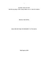 Khai phá đồ thị con phổ biến và ứng dụng (Luận văn thạc sĩ)