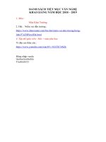 văn nghệ khai giảng năm học 18 19