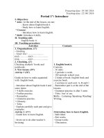 Giáo án tiếng anh cả năm lớp 6 năm 2018 2019  mới nhất kỳ 1 