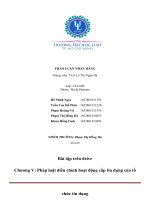 Thảo luận môn luật ngân hàng