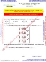 Casio bộ tài liệu sử dụng máy tính cầm tay giải toán theo chuyên đề lớp 12