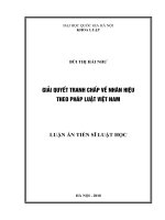 Giải quyết tranh chấp về nhãn hiệu theo pháp luật việt nam 