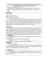 TRẢI NGHIỆM SÁNG TẠO MÔN NGỮ VĂN 8 CHỦ ĐỀ TIẾNG VIỆT MUÔN MÀU