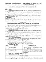 CHUYÊN ĐỀ: SỨC KHỎE SINH SẢN TUỔI VỊ THÀNH NIÊN