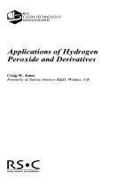 Applications of hydrogen peroxide and derivatives (1999) 