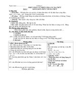 Giao an Dai so ca nam hoan chinh