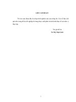 Luận văn tốt nghiệp : Xây dựng phần mềm kế toán tài sản cố định tại công ty TNHH thương mại và xuất nhập khẩu việt