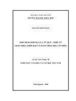 Thơ trào phúng của Tú Quỳ  Nhìn từ giao thoa thời đại và giao thoa địa văn hóa (Luận văn thạc sĩ)