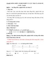 Giáo án ôn thi THPT quốc gia Toán Chủ đề 10 đ biến, NB,Cực trị