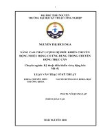 Nâng cao chất lượng hệ điều khiển chuyển động nhiều động cơ ứng dụng trong chuyển động trục cán 