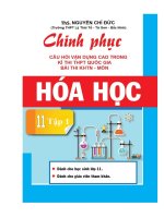 Hóa học 11_Vận dụng cao_Tập 1