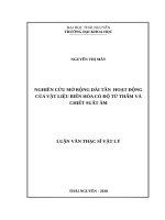 Nghiên cứu mở rộng dải tần hoạt động của vật liệu biến hóa có độ từ thẩm và chiết suất âm 