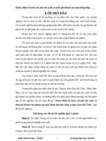 Hoàn thiện kế toán chi phí sản xuất và tính giá thành sản phẩm rau quả đóng hộp tại Công ty Rau Quả Hà Tĩnh