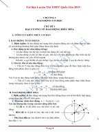 phương pháp giải bài tập dao động cơ ôn thi tốt nghiệp