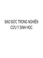 bài giảng nghiên cứu khoa học hay