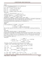 tuyển tập đề thi vào lớp 10 chuyên hóa 2017 có đáp án chi tiết (phần 1)
