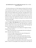 Qui trình quản lý các thiết bị VSAT tại công ty viễn thông quốc tế