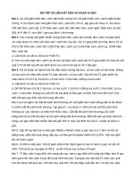 BÀI tập về LIÊN kết GEN và HOÁN vị GEN