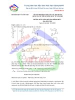 đề thi và đáp án hsg quốc gia 2009 vòng 2 môn hóa học