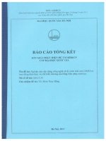 Nghiên cứu xây dựng công nghệ xử lý nước thải axit (AMD) từ hoạt động khai thác và chế biến khoáng sản bằng biện pháp sinh học 