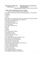 ĐỀ KIỂM TRA MÔN GDCD 12 NĂM HỌC 20172018