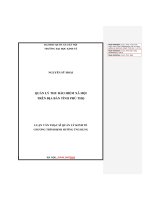 Quản lý thu bảo hiểm xã hội trên địa bàn tỉnh phú thọ 