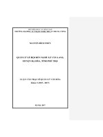 Quản lý lễ hội Đền Nghè, xã Văn Lang, huyện Hạ Hòa, Phú Thọ (Luận văn thạc sĩ)