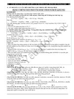 23 Chuyên đề thường gặp trong hóa Hữu Cơ