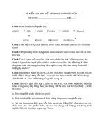 3 đề kiểm tra 1 tiết phần hữu cơ lớp 11