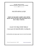 Thiết kế bộ điều khiển mờ chỉnh định tham số PID cho mô hình máy bay trực thăng