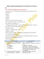 Series những chủ điểm ngữ pháp gây bối rối và phân vân