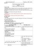 Tuần 4 giáo án lớp 5 soạn theo ĐHPTNLHS năm học 2018   2019 