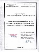 Hoàn thiện công tác quản lý tiến độ thực hiện dự án công trình xây dựng tại ban quản lý dự án đầu tư và xây dựng ngành y tế tỉnh tiền giang (tt) 