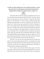 TIỂU LUẬN vấn đề gắn kết CHÍNH SÁCH TĂNG TRƯỞNG KINH tế và TIẾN bộ, CÔNG BẰNG xã hội TRONG nền KINH tế THỊ TRƯỜNG ĐỊNH HƯỚNG xã hội CHỦ NGHĨA ở nước TA HIỆN NAY