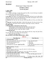 Tuần 8 giáo án lớp 2 soạn theo ĐHPTNLHS năm học 2018   2019 