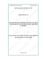 Giải pháp đảm bảo thời hạn thi công xây dựng của ban quản lý dự án huyện trực ninh tỉnh nam định (tt) 