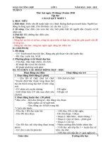 Tuần 9 giáo án lớp 5 soạn theo ĐHPTNLHS năm học 2018   2019 