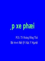chuẩn đoán và điều trị áp xe phổi