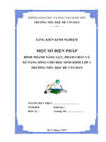 SKKN phat trien pham chat-năng luc-gd ky nang song cho hs lop 1