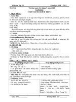 Tuần 4 giáo án lớp 4 soạn theo ĐHPTNLHS năm học 2018   2019 