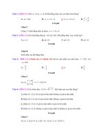 bài tập trắc nghiệm bất đẳng thức và bất phương trình có lời giải chi tiết