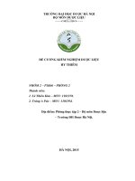 Đề cương kiểm nghiệm dược liệu hy thiêm