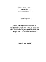 Nghiên cứu một số yếu tố nguy cơ, chỉ số huyết áp tâm thu cổ chân – cánh tay, siêu âm doppler động mạch hai chi dưới ở bệnh nhân đái tháo đường týp 2