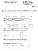 đề kiểm tra 1 tiết đại số và giải tích 11 chương 1