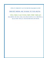 Thuyet minh du an chap thuan dau tu