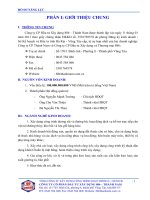 Hồ sơ năng lực công ty THHH