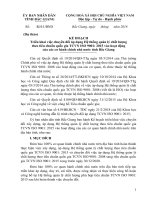 kế hoạch chuyển đổi HTQLCL 2015